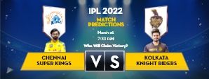 Today’s IPL Match Prediction: CSK vs KKR