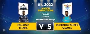 Today’s IPL Match Prediction: GT vs LSG