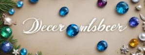 December Birthstones - The trio of Tanzanite,...