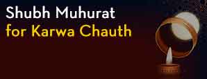 Shubh Muhurat for Karwa Chauth