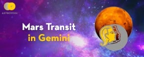 Mars Transit in Gemini on 14th April 2021