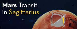Mars Transit in Sagittarius on 8th February 2020