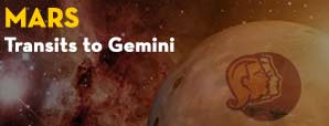 Mars transit to Gemini on 07th May 