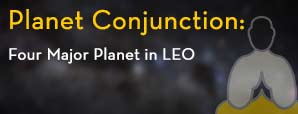 Planet Conjunction: Four Major Planet in LEO