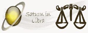 Saturn in Libra