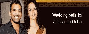 Wedding bells for Zaheer and Isha