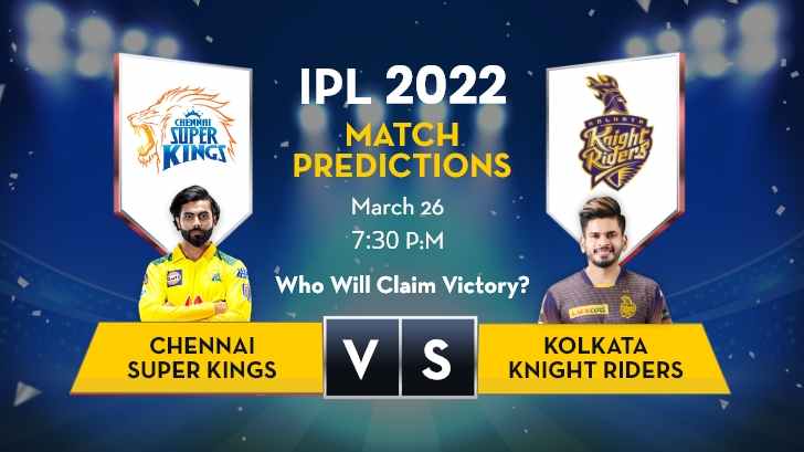 Today’s IPL Match Prediction: CSK vs KKR