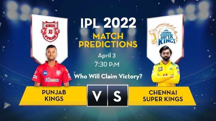 Today’s IPL Match Prediction: CSK VS PBKS