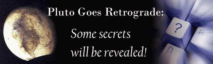 Pluto goes Retrograde