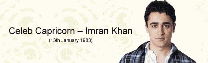 Celeb Capricorn - Imran Khan (13th January 1983)