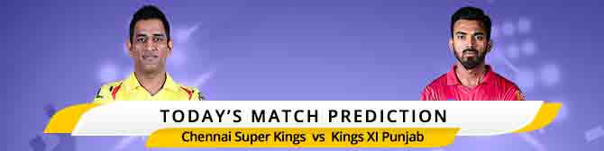 IPL 2020: Chennai Super Kings (CSK) vs Kings XI Punjab (KXIP) Match Prediction