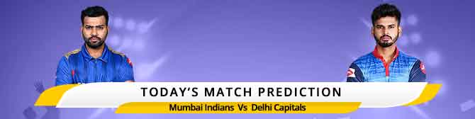 IPL 2020: Today Match Prediction of 27th Mumbai Indians vs Delhi Capitals