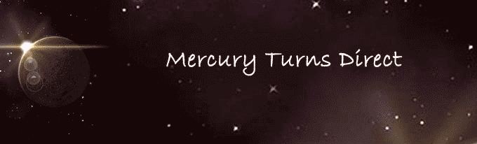 Mercury turns direct, April 23rd 2011