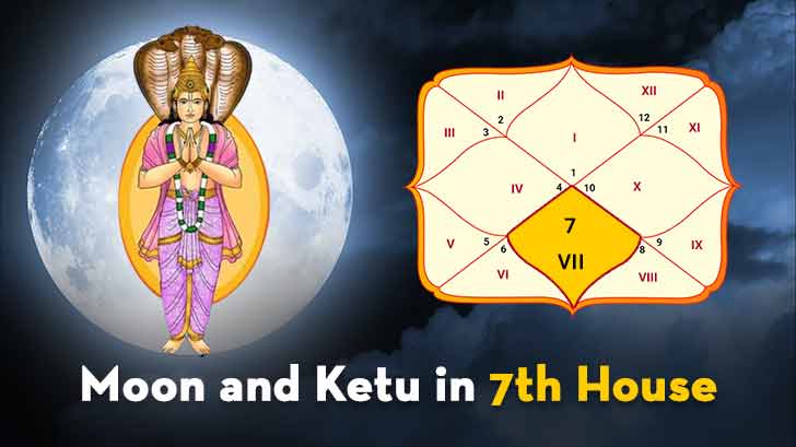 Moon and Ketu’s Impact on the 7th House: Love, Karma, and Growth