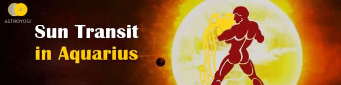 The Sun Transit into Aquarius on 12 February 2021