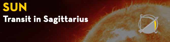 Sun Transit in Sagittarius Sign on 16 December 2019