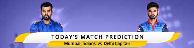 IPL 2020: Qualifier-1 Mumbai Indians (MI) vs Delhi Capitals (DC) Match Prediction