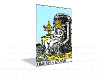 The Queen of Cups Tarot Card 