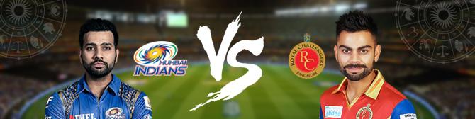 IPL 2017 – MI vs RCB किस कप्तान का साथ देंगें ग्रह?