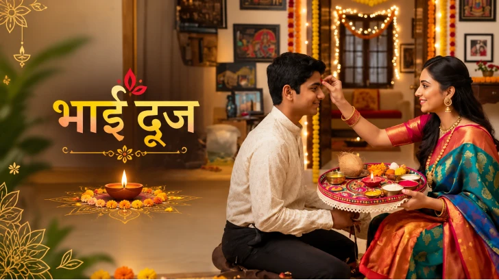 Happy Bhai Dooj Wishes 2026: भाई दूज की दिल छू लेने वाली शुभकामनाएँ!