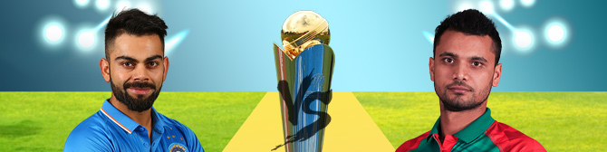 चैंपियंस ट्रॉफी 2017 का दूसरा सेमीफाइनल भारत व बांग्लादेश