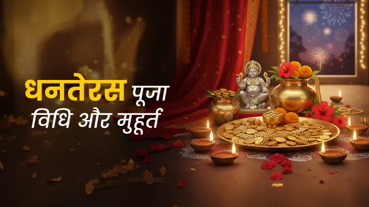 Dhanteras Puja Vidhi 2025: इस विधि से करें धनतेरस पूजा, ज़रूर बरसेगी सुख-समृद्धि।