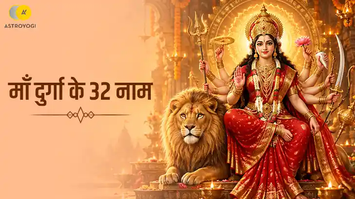 Durga Ji Ke 32 Naam: मां दुर्गा के 32 नाम हिंदी में, जानें पाठ और महत्व Durga Ji Ke 32 Naam: मां दुर्गा के 32 नाम हिंदी में, जानें पाठ और महत्व