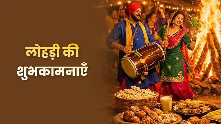 Happy Lohri Hindi Wishes 2026: दिल छू लेने वाली लोहड़ी शुभकामनाएं!