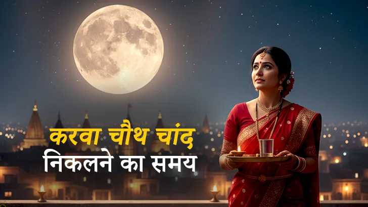 Karwa Chauth Moon Rise Time 2025: कब निकलेगा चांद? जानें आपके शहर का सटीक समय! 