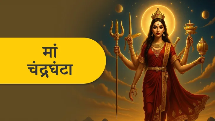 Maa Chandraghanta : नवरात्रि का तीसरा दिन मां दुर्गा तीसरा स्वरूप माँ चंद्रघंटा