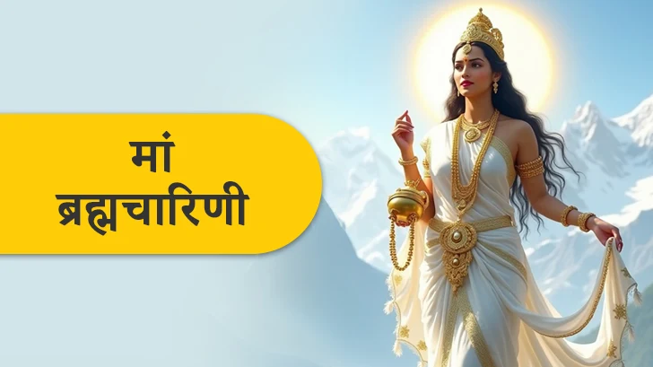 नवरात्रि का दूसरा दिन मां दुर्गा दूसरा स्वरूप "मां ब्रह्मचारिणी"