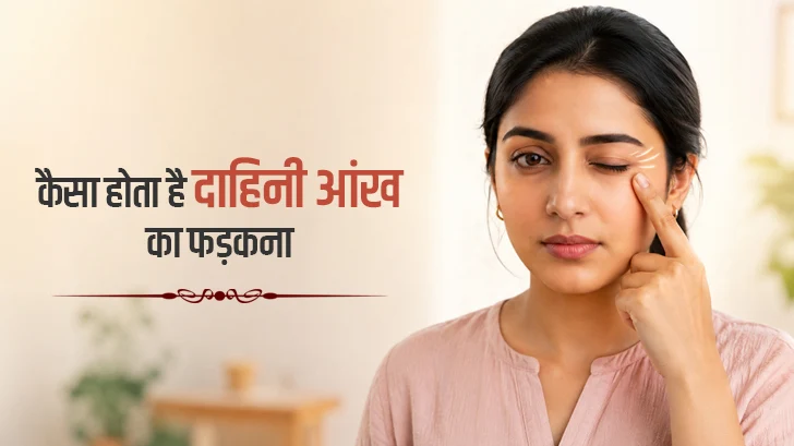 शुभ या अशुभ? कैसा होता है दाहिनी आंख का फड़कना