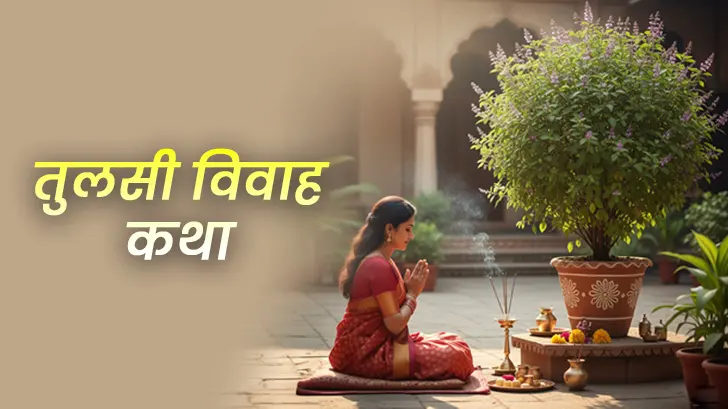 Tulsi Vivah Katha: देवी तुलसी और भगवान विष्णु के दिव्य मिलन की पौराणिक कथा
