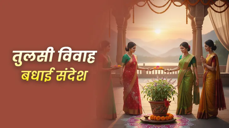 Tulsi Vivah Quotes in Hindi: तुलसी और शालिग्राम के पावन मिलन पर बधाई संदेश