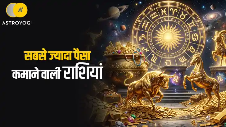 सबसे ज्यादा पैसा कमाने वाली राशियां: जानें कौन-सी राशियां बन सकती हैं अमीर