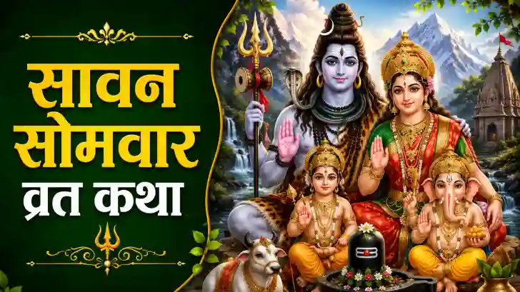 सावन सोमवार व्रत कथा