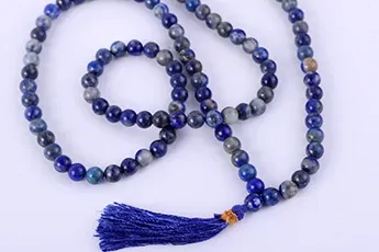 Certifed Lapis Lazuli Mala Certifed Lapis Lazuli Mala