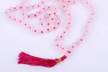 Online Rose Quartz Mala 109 Beads