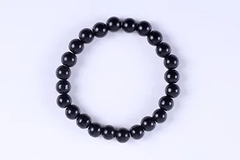 Online Black Tourmaline Bracelet 22 Beads