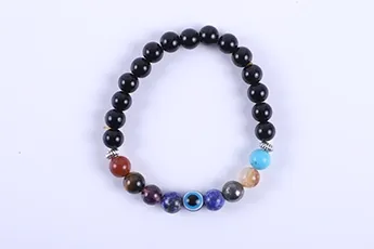 Online 7 Chakra Black Onyx Bracelet Online 7 Chakra Black Onyx Bracelet