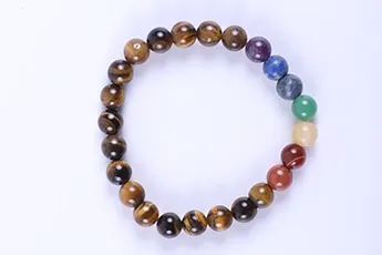 Online 7 Chakra Tiger Eye Bracelet Online 7 Chakra Tiger Eye Bracelet