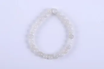 Online White Moonstone Bracelet 22 Beads