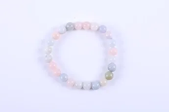 Online Morganite Bracelet 22 Beads