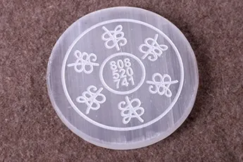 Online Selenite Zibu Carved Plate Online Selenite Zibu Carved Plate