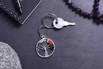 Online 7 Chakra Key Chain | Self Care
