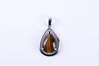 Online Tiger Eye Drop Pendant | Confidence