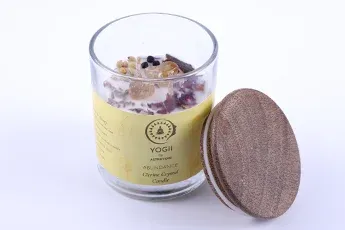 Certifed Citrine Candle Certifed Citrine Candle