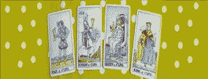Why Is A Fish Seen Only In The Cups Court Card?