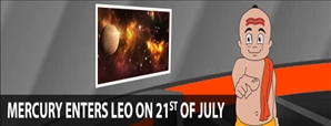 Mercury Transit from Cancer to Leo on the 21st of July