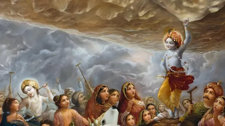 Govardhan puja